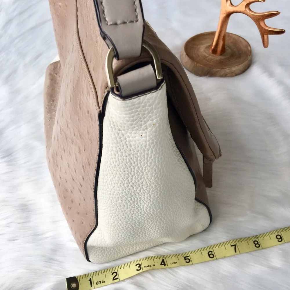 Kate Spade Ostrich Tan / Cream Purse